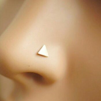 925 Italian silver (রূপা) Triangle Nosepin-L shape