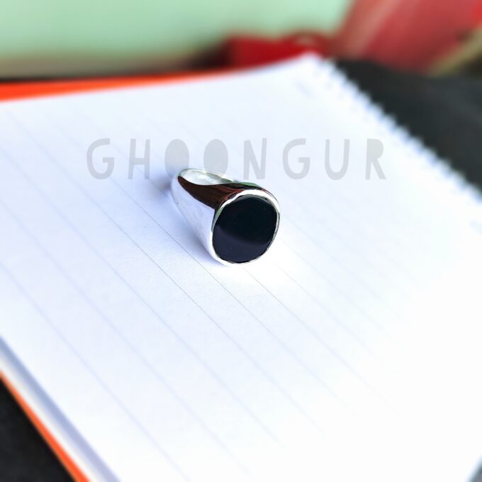 925 Sterling Silver Akik Ring For Men