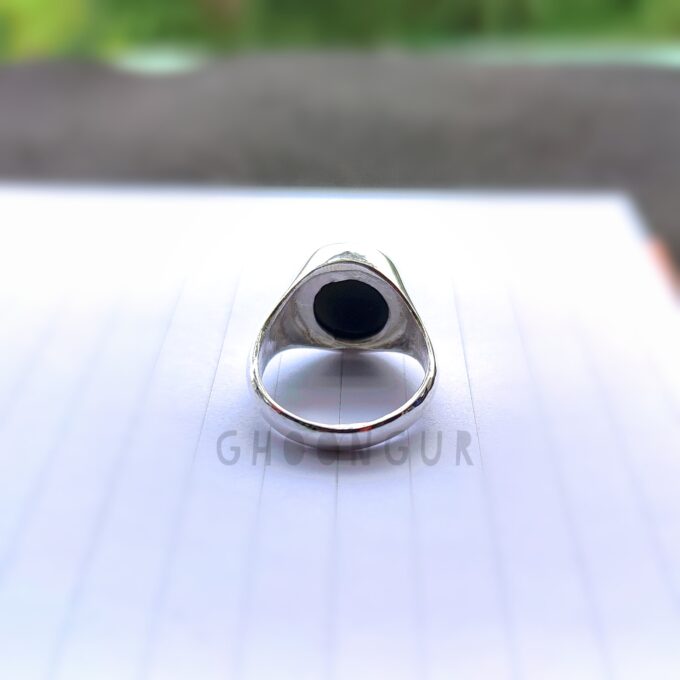 925 Sterling Silver Akik Ring For Men