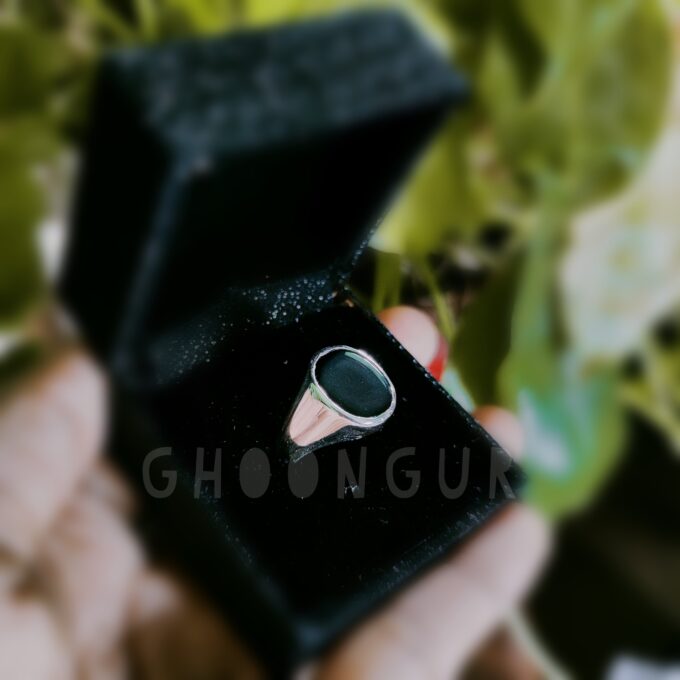 925 Sterling Silver Akik Ring For Men