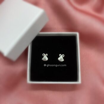925 Italian Silver Bee Earrings