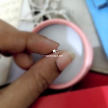 925 italian Silver tiny star Nosepin