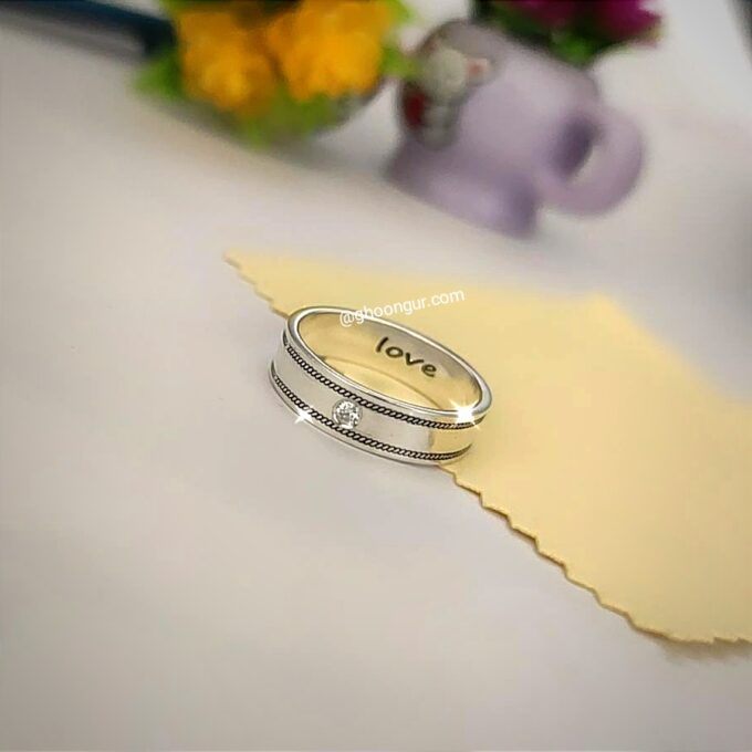 Premium 925 Silver Diamond Custom Men's Ring