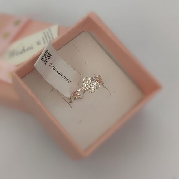 925 Italian Silver Rose Ring